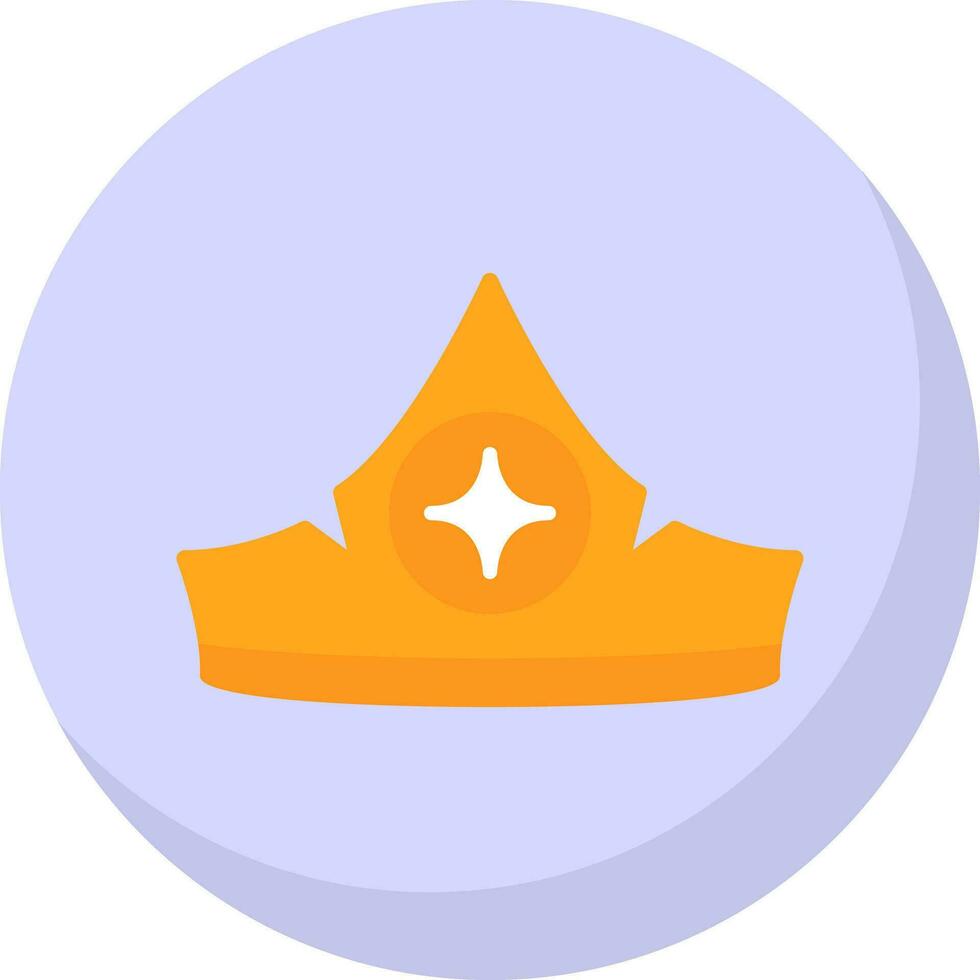 Aurora crown Vector Icon Design