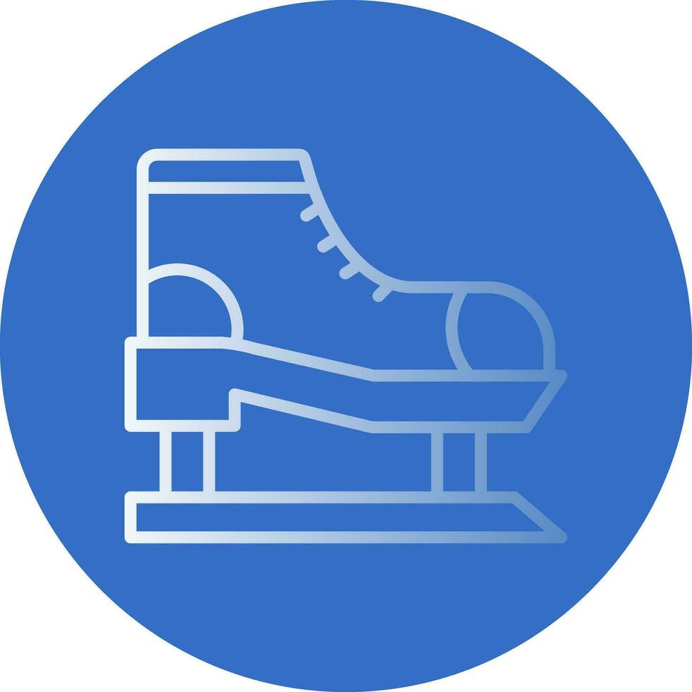 Ice skate Vector Icon Design