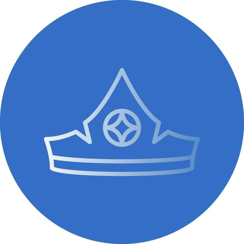 Aurora crown Vector Icon Design