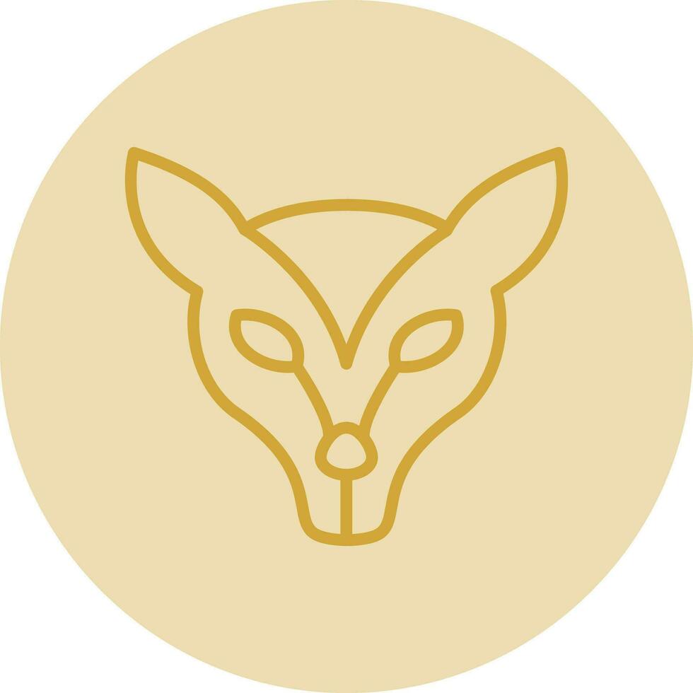 Arctic fox Vector Icon Design