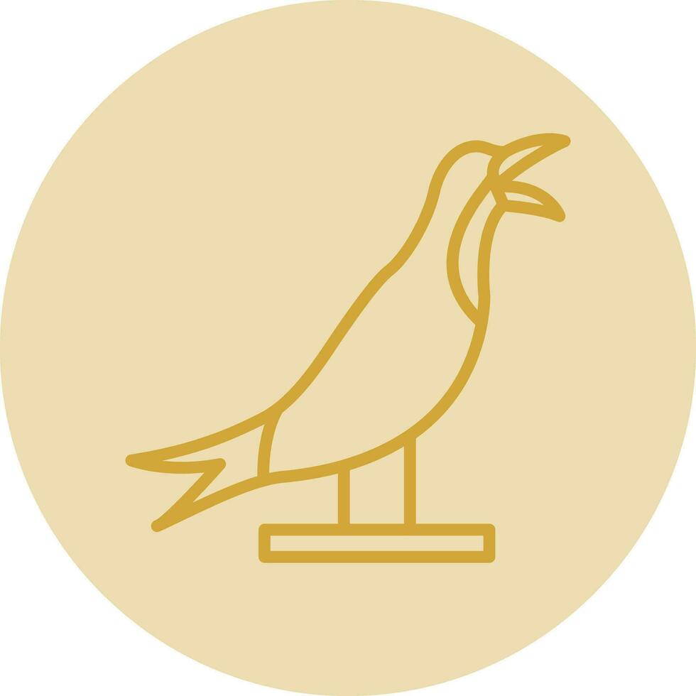 Arctic tern Vector Icon Design