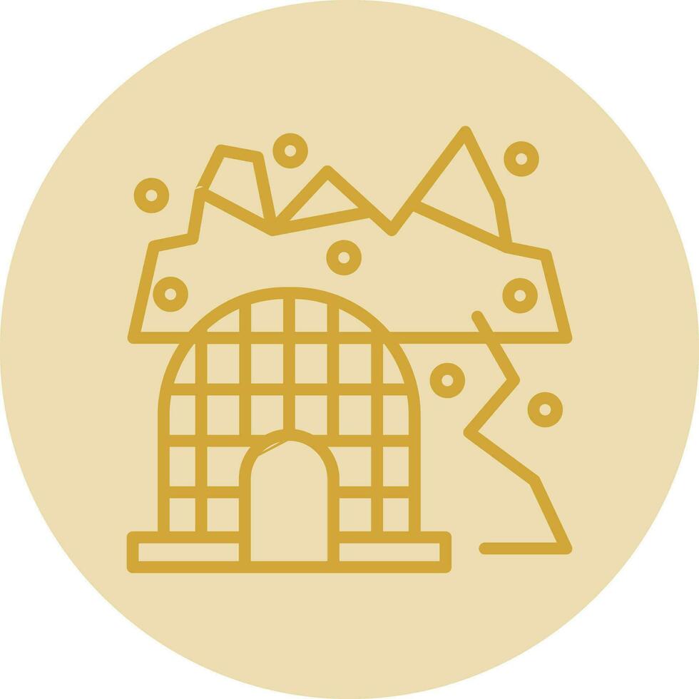 Arctic tundra Vector Icon Design