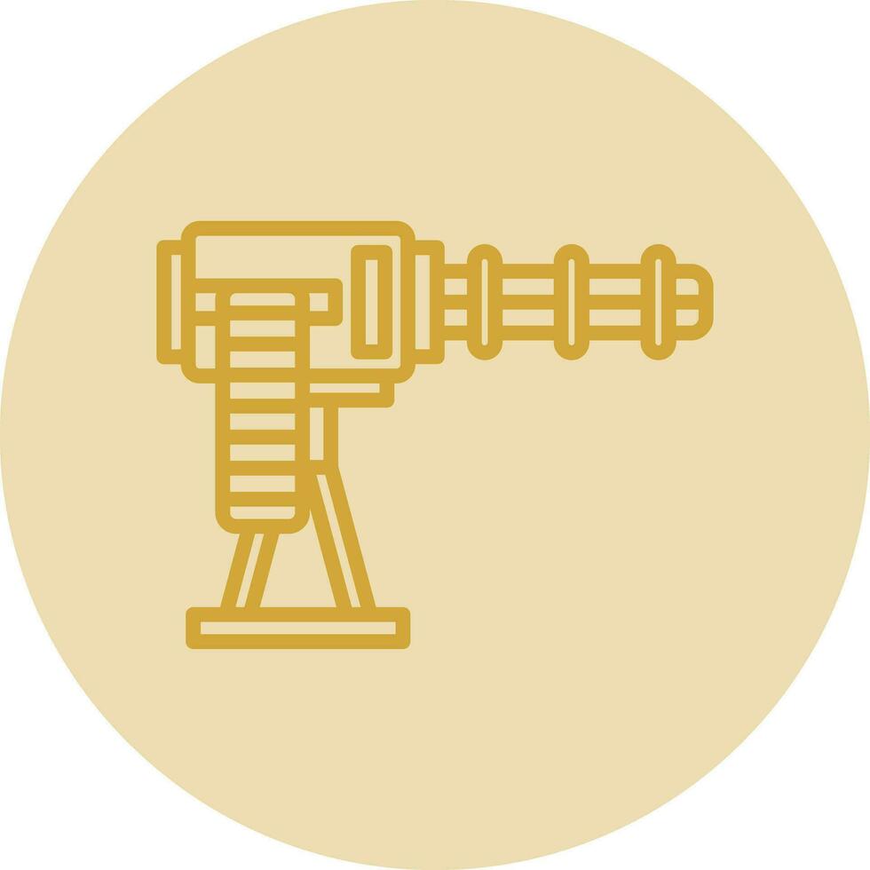 Machine Gun Vector Icon Design