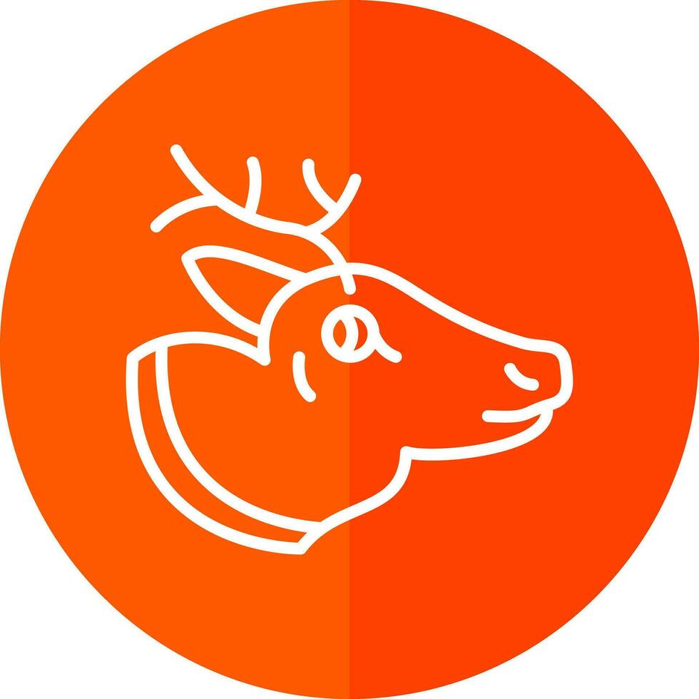 Reindeer Vector Icon Design