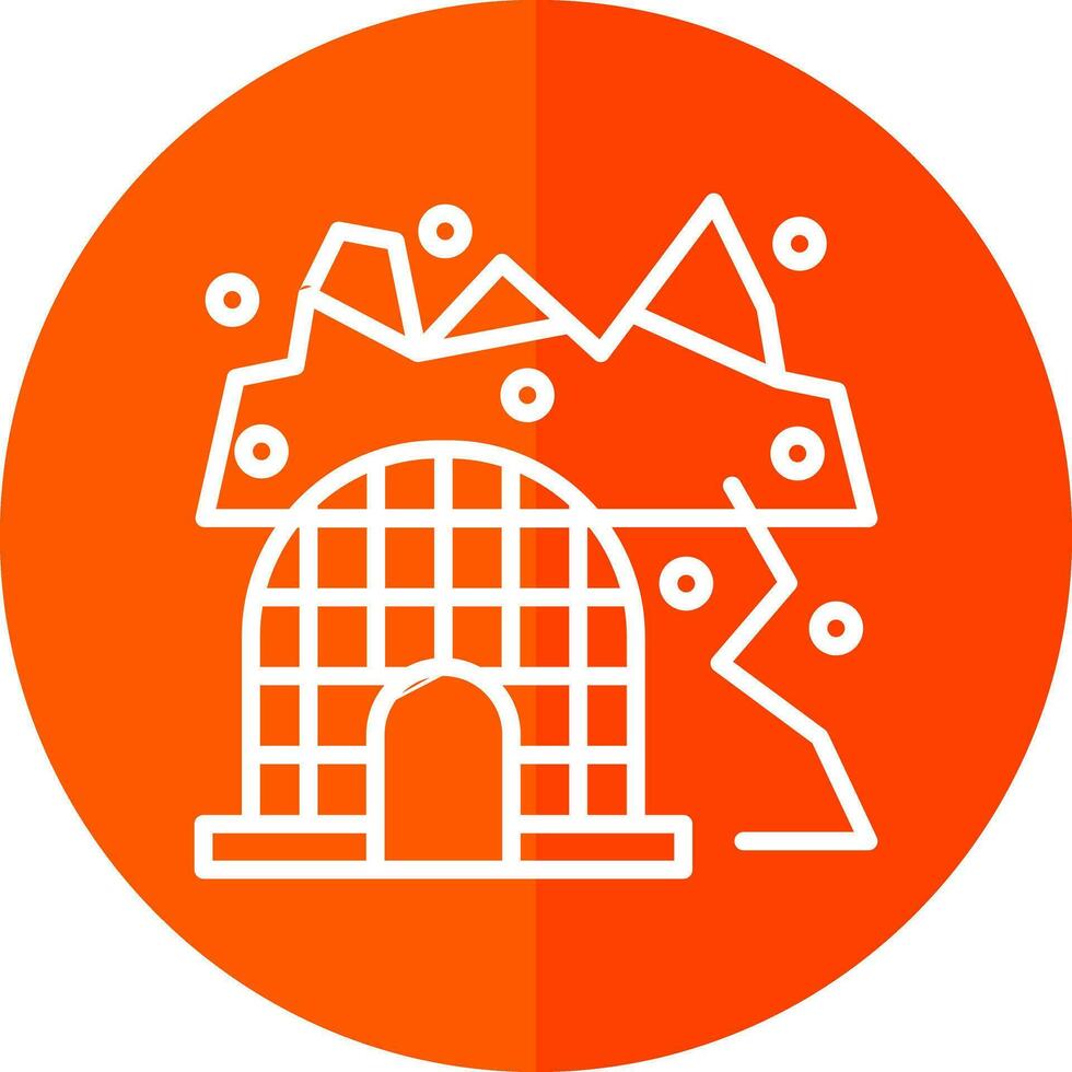 Arctic tundra Vector Icon Design