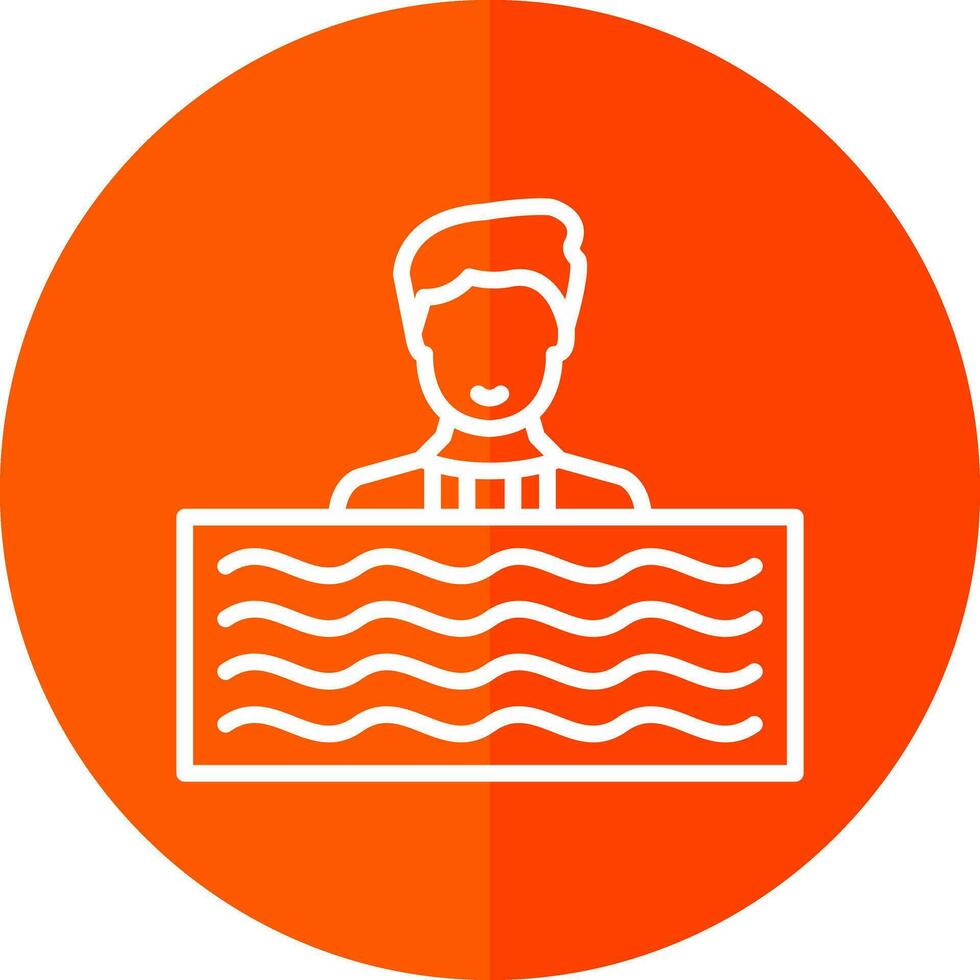 Swim Vector Icon Design