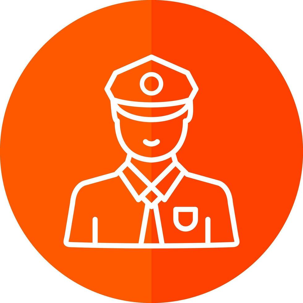 diseño de icono de vector de guardia de seguridad