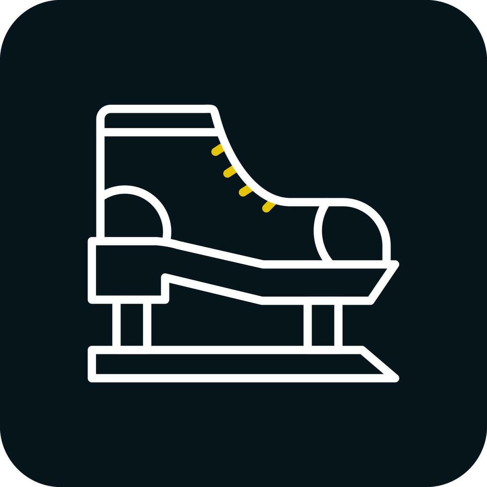 Ice skate Vector Icon Design