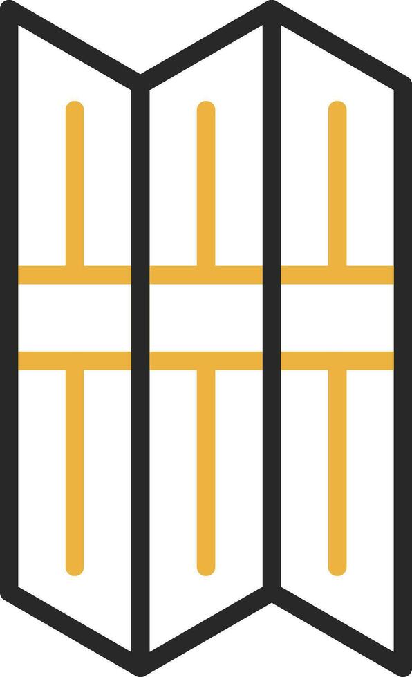 Folding Screen Vector Icon Design