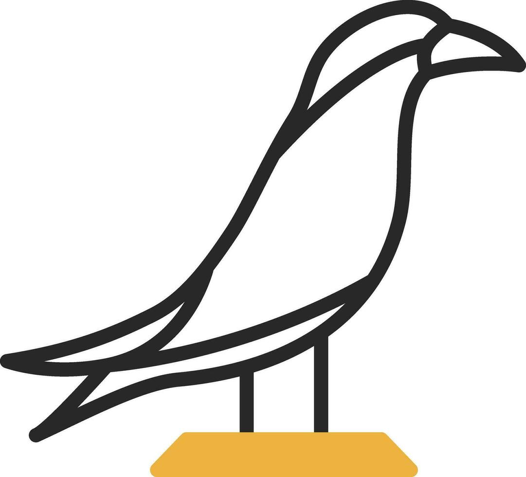 ártico golondrina de mar en vuelo vector icono diseño