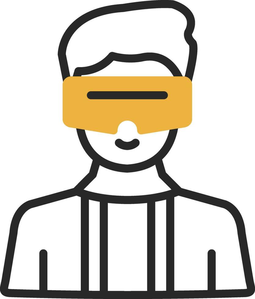 Virtual Reality Vector Icon Design