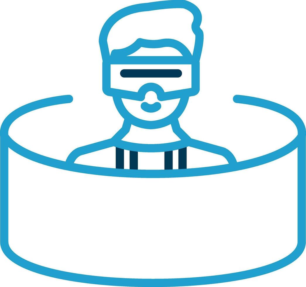 Virtual Reality Vector Icon Design