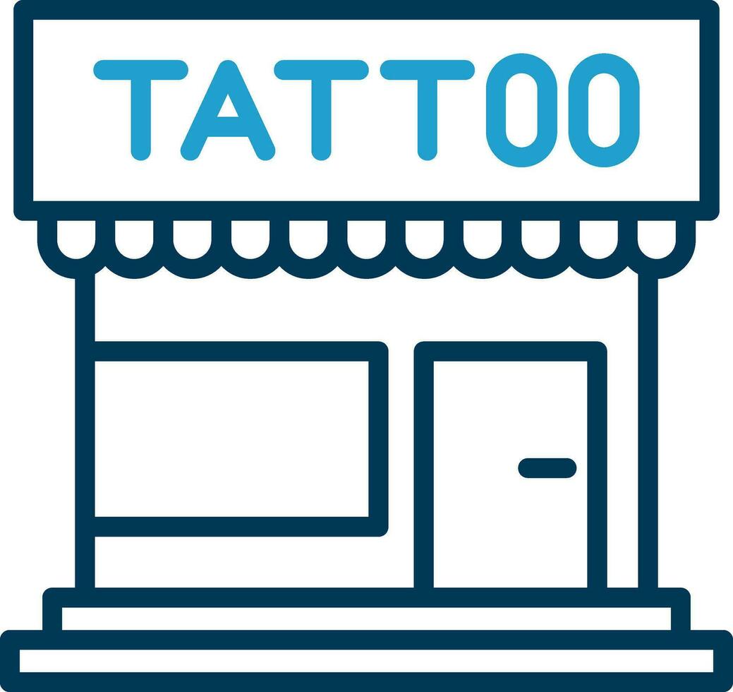 Tatoo Studio Vector Icon Design