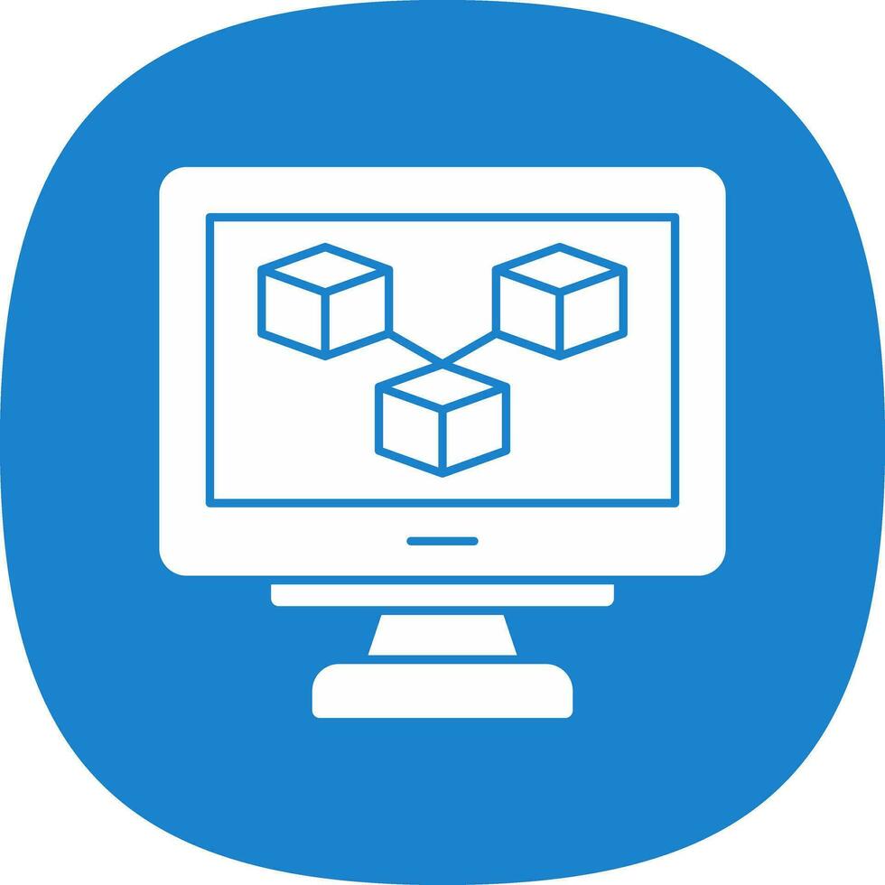 Blockchain Vector Icon Design