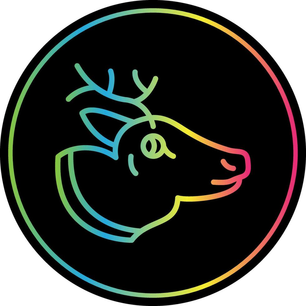 Reindeer Vector Icon Design