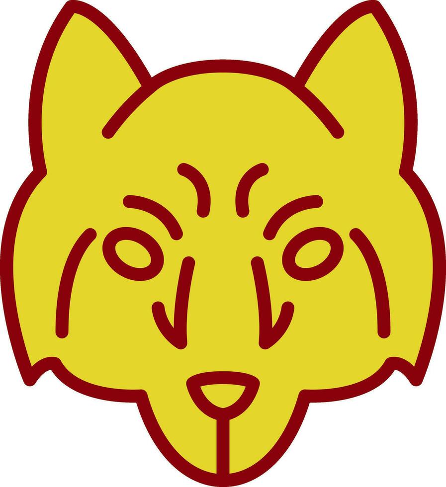 Arctic wolf Vector Icon Design