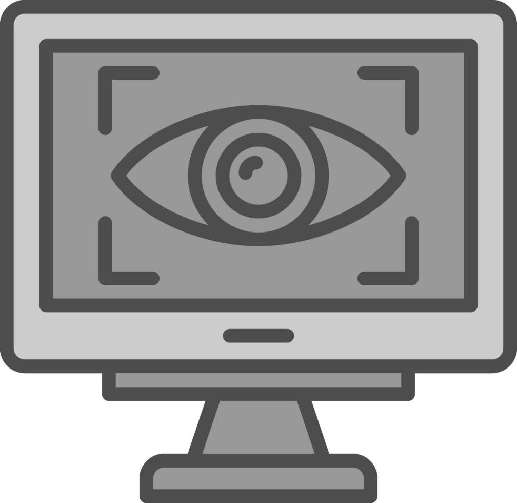 Eye Tracking Vector Icon Design