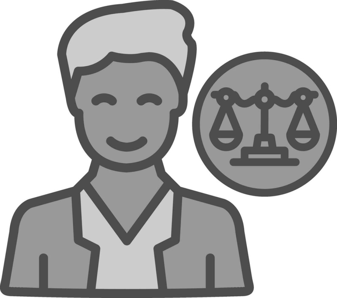 Lawyer Vector Icon Design