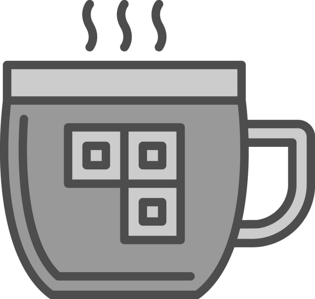 Hot cocoa Vector Icon Design