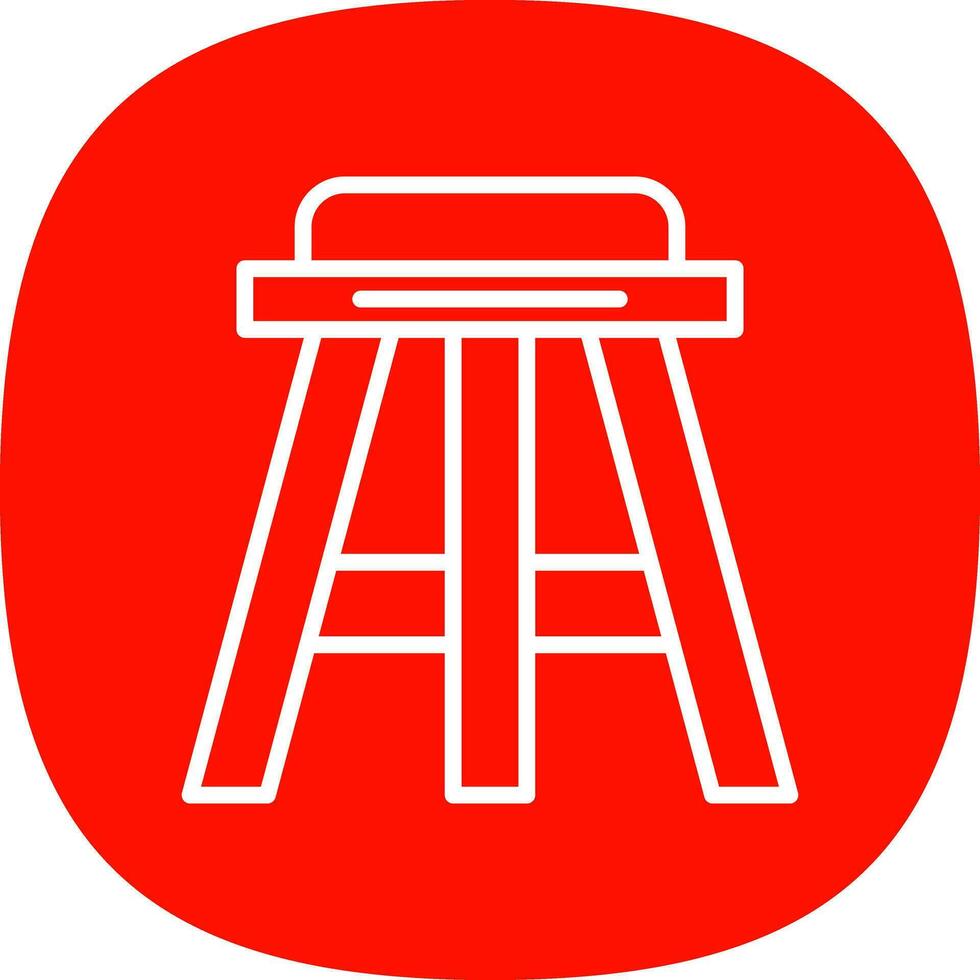 Stool Vector Icon Design