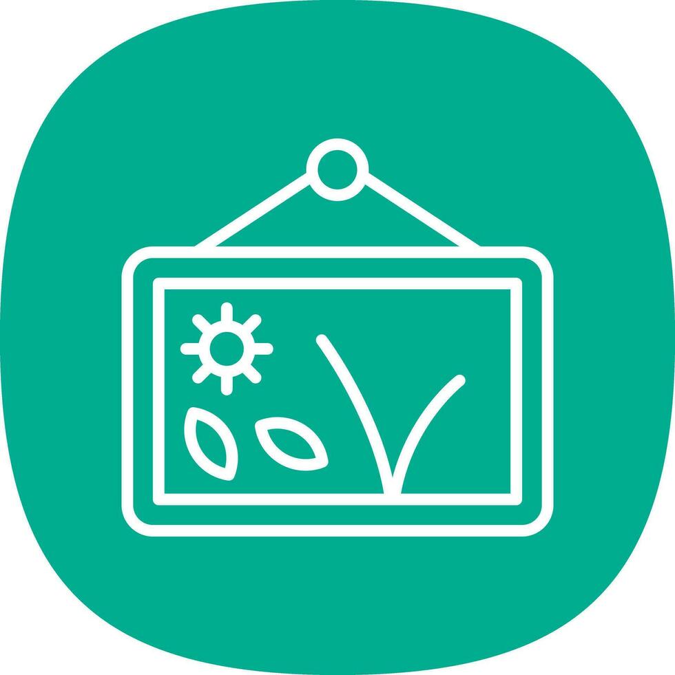 Framing Vector Icon Design
