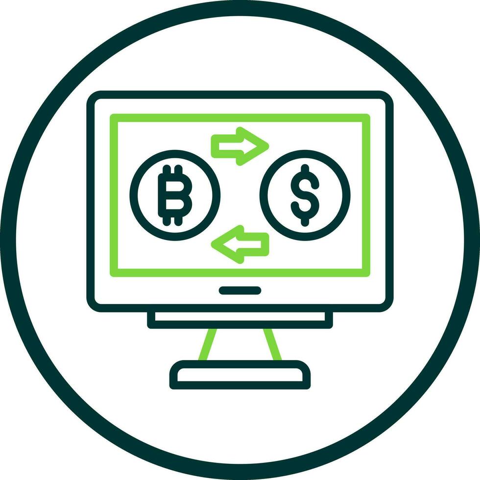 Cryptocurrency Vector Icon Design