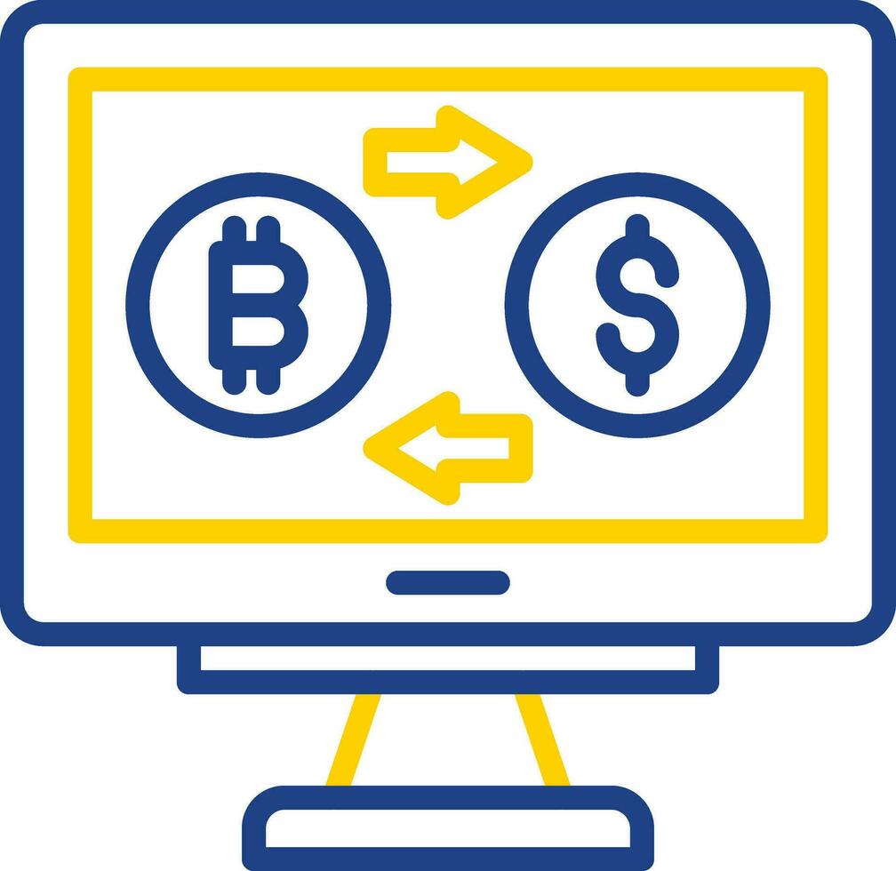 Cryptocurrency Vector Icon Design