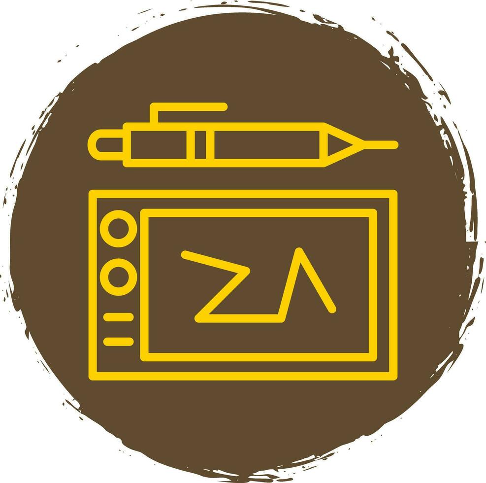 Graphic Tablet Vector Icon Design