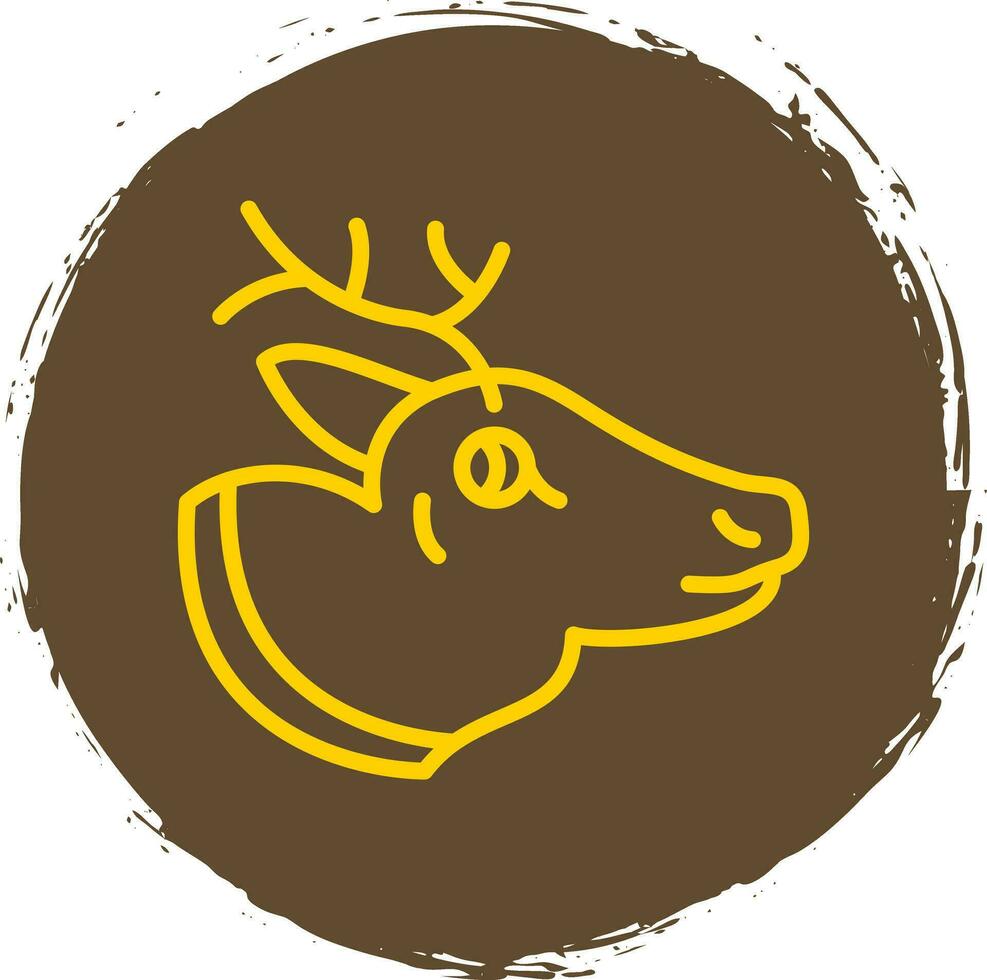 Reindeer Vector Icon Design