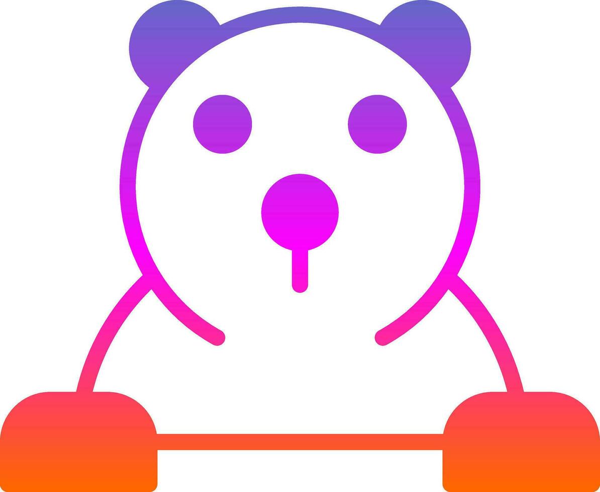 polar oso vector icono diseño