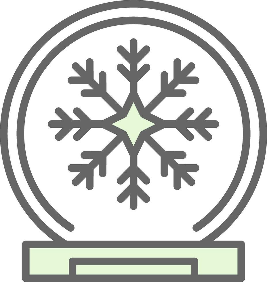nieve globo vector icono diseño