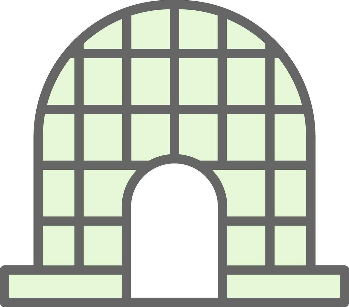 Igloo Vector Icon Design