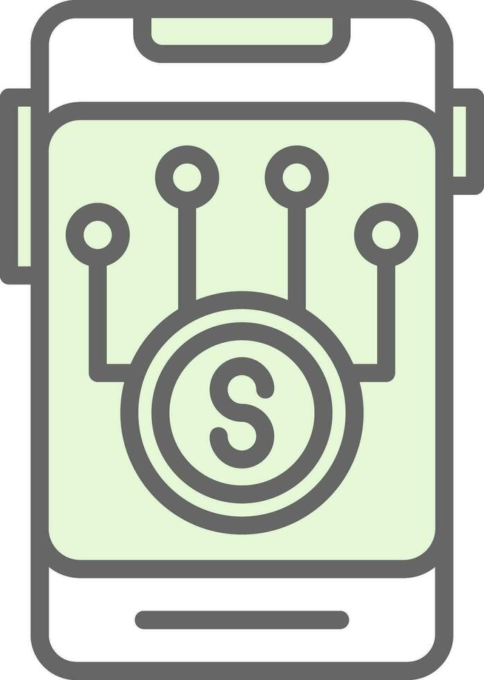 Digital Money Vector Icon Design