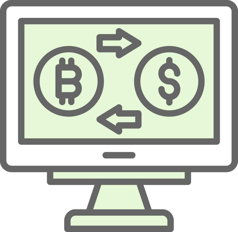 Cryptocurrency Vector Icon Design