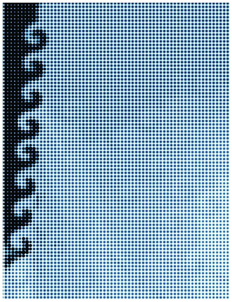 Blue halftone background template copy space. Abstract contemporary backdrop design. Suitable for poster, banner, leaflet, cover, banner, or magazine. vector