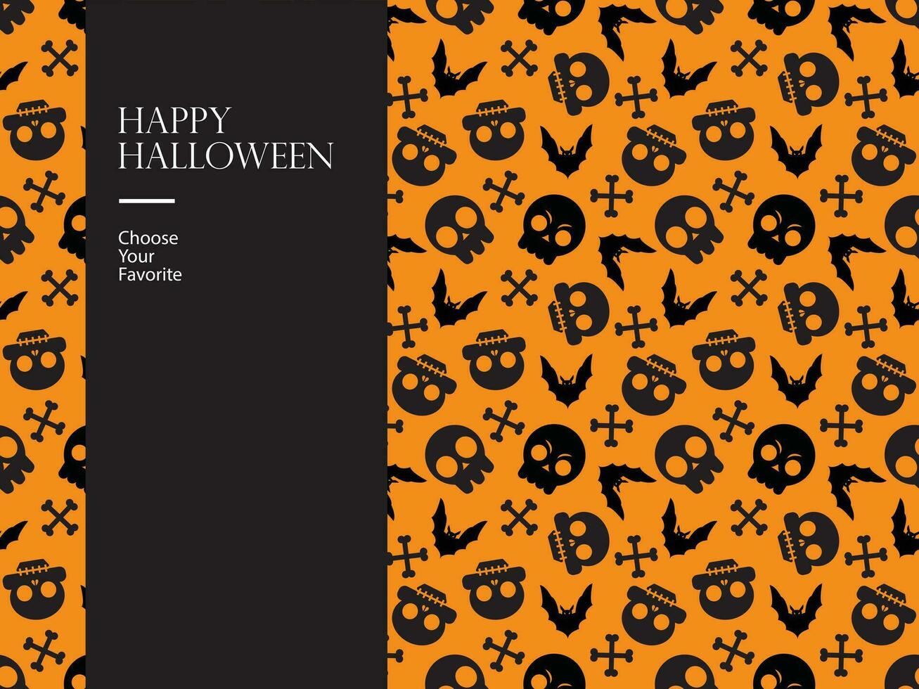 halloween happy vector element horror october cartoon evil haunted pumpkin invite party monster art