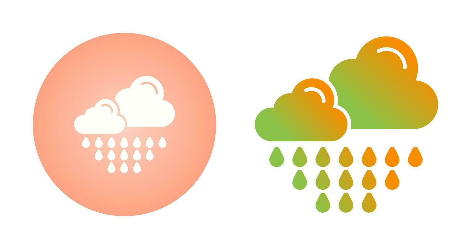 Rain Vector Icon