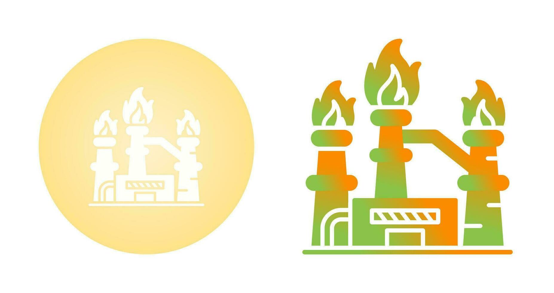 Natural Gas Vector Icon