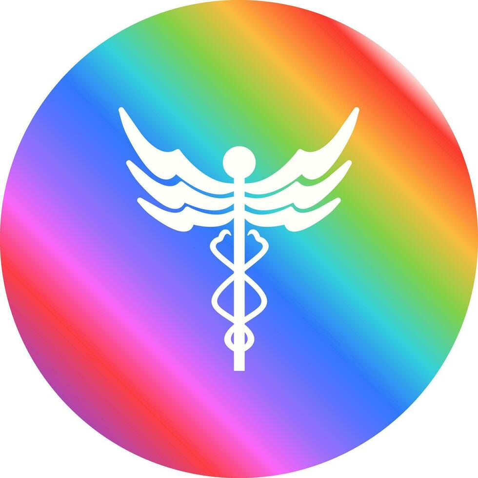 Caduceus Vector Icon