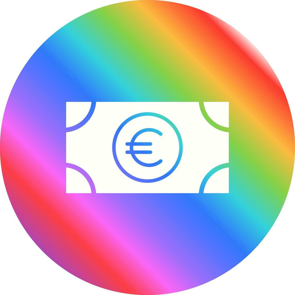 icono de vector de euro