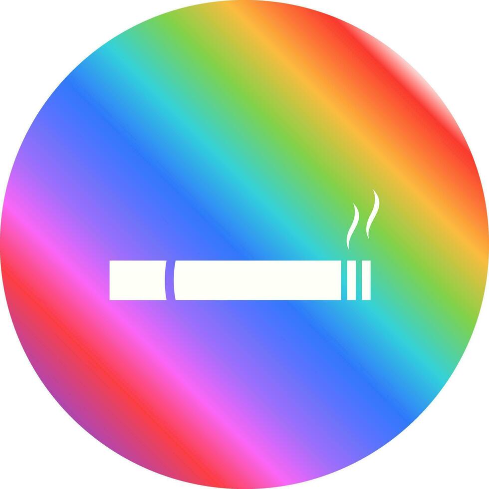 icono de vector de cigarrillo