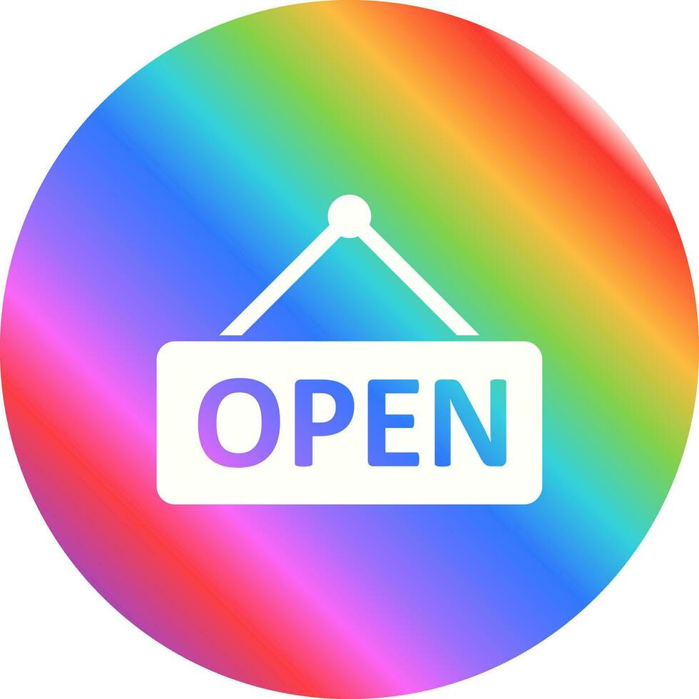 icono de vector abierto