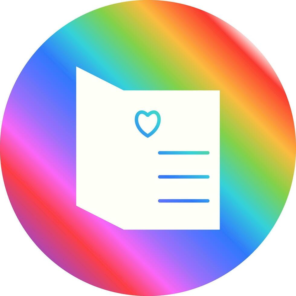 Open Card Vector Icon