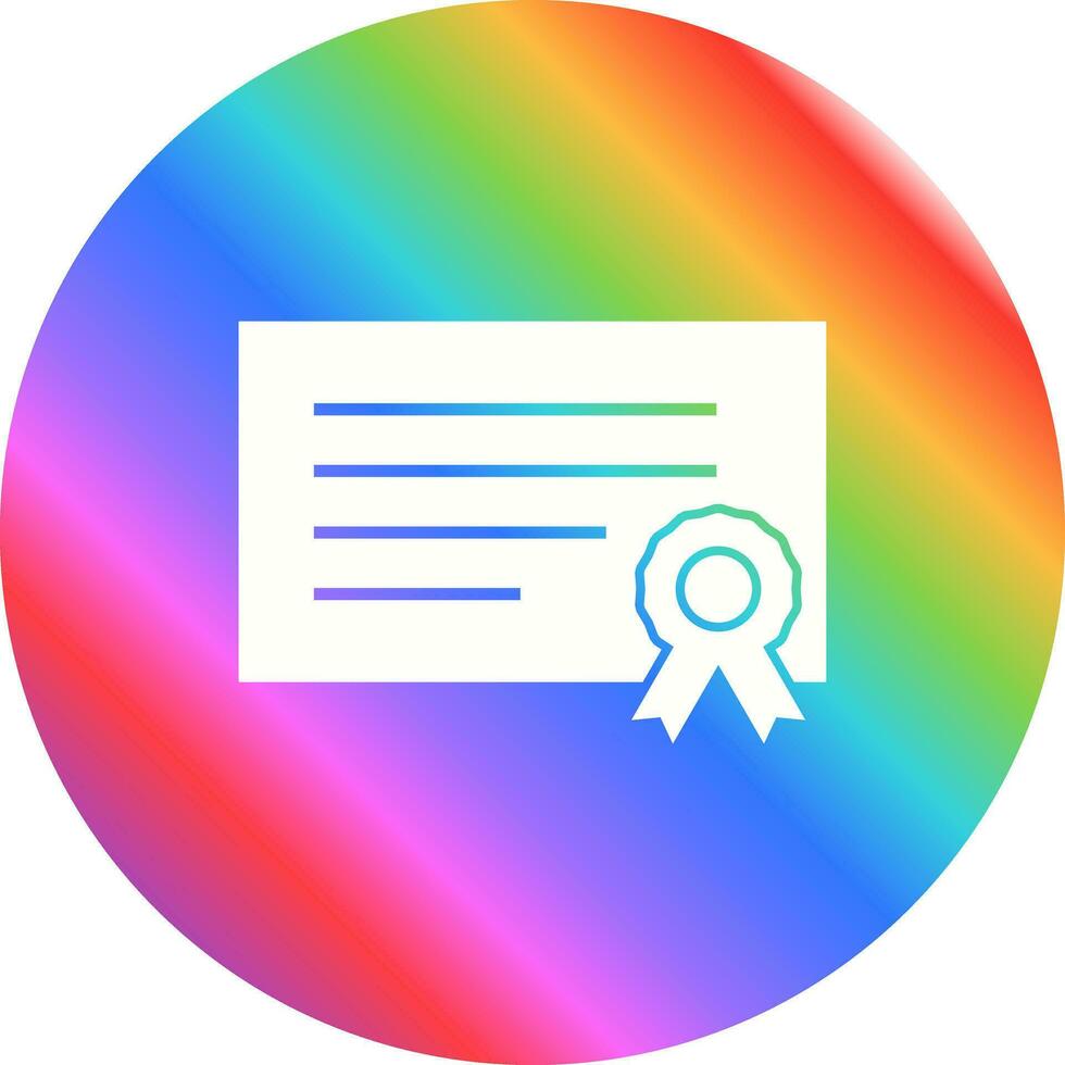 Diploma Vector Icon