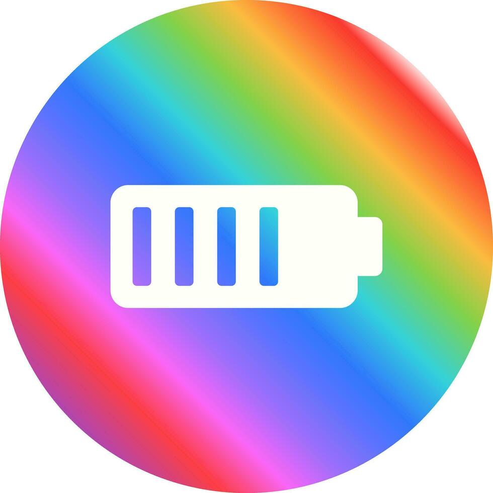 Full Battery Vector Icon