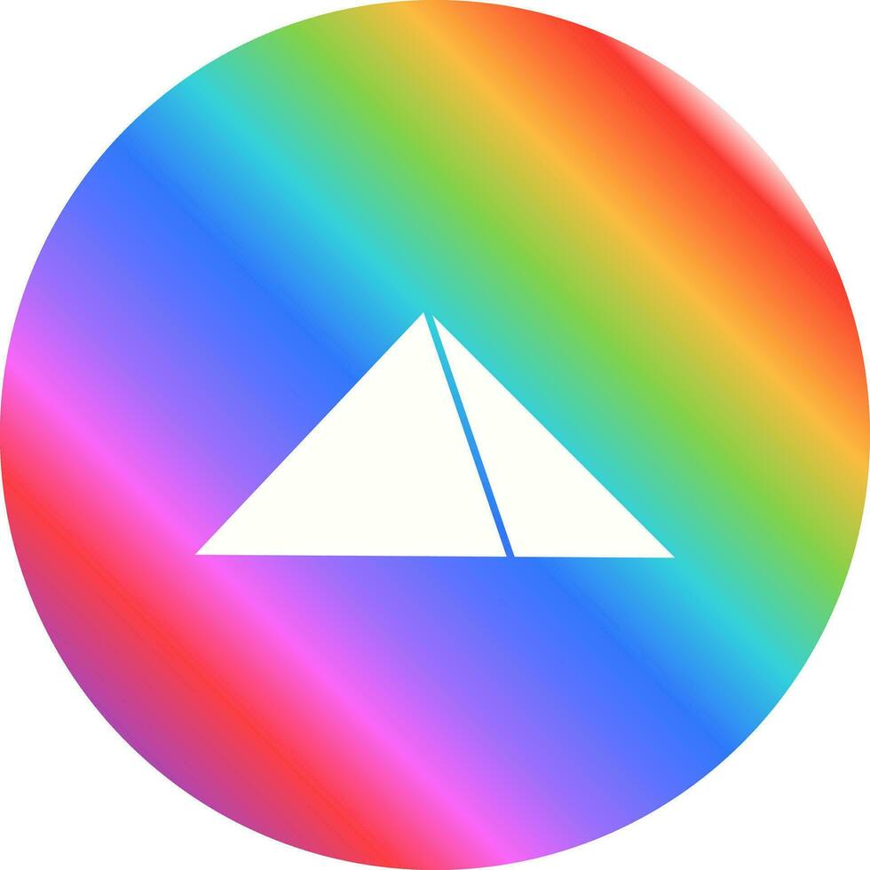 Pyramid Vector Icon