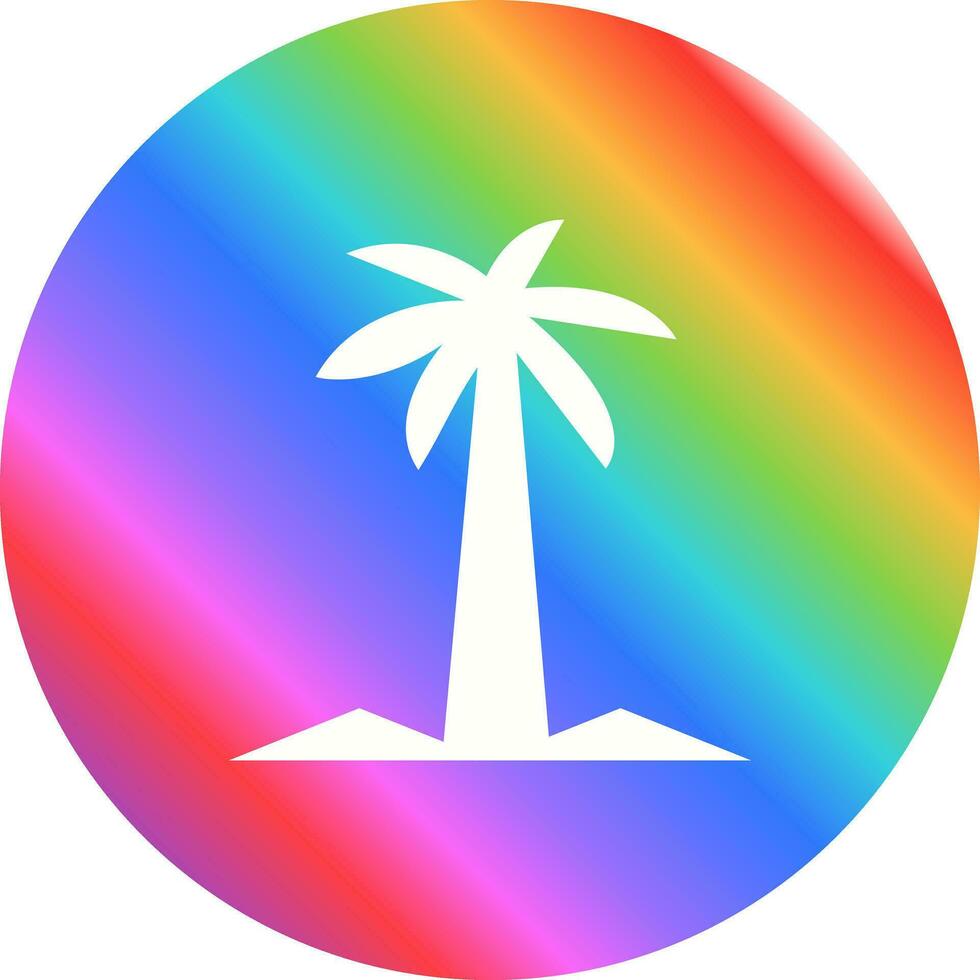 Coconut Tree Vector Icon