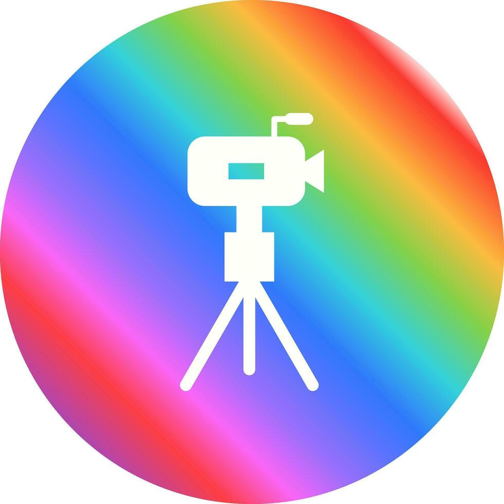Camera on Stand Vector Icon