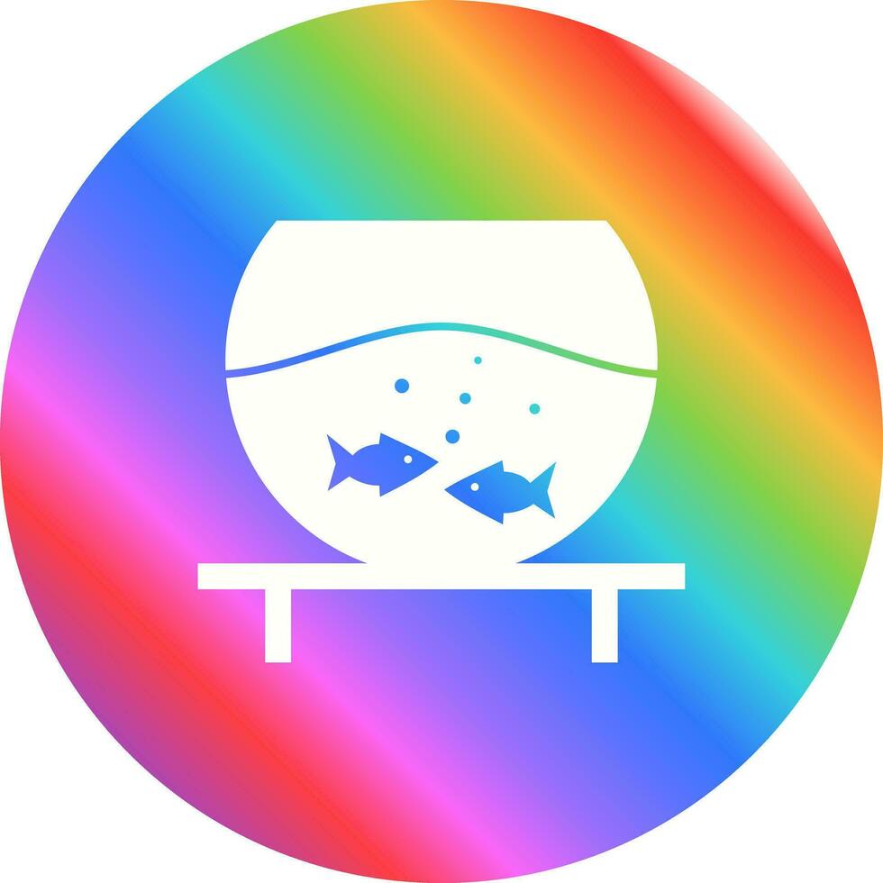 Fish Bowl Vector Icon