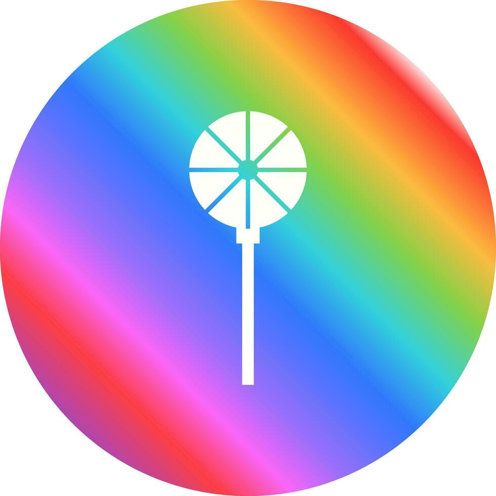 Pin Wheel Vector Icon